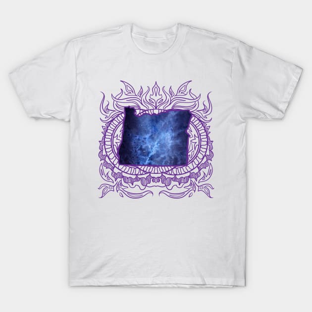 Oregon Mandala T-Shirt by Manfish Inc.